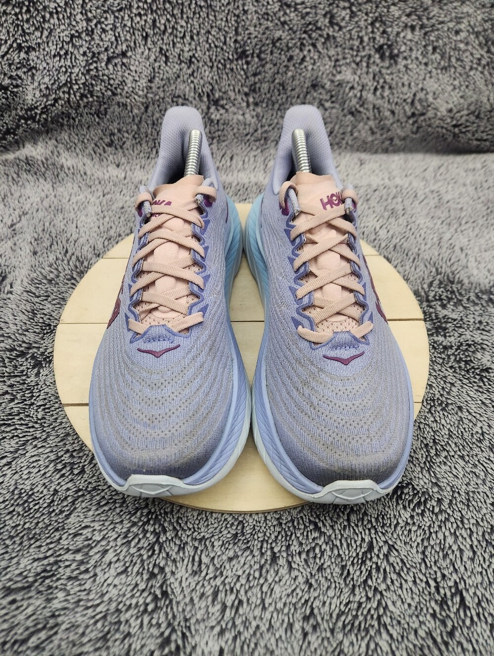Hoka One One Mach 5 Running Shoes Sneakers Baby Lavender Women's Size 9 - Picture 2 of 8